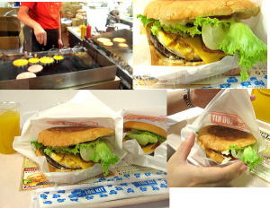 佐世保バーガー大きくて美味しい