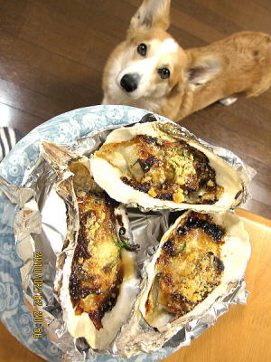 牡蠣のマヨ味噌チーズ焼き