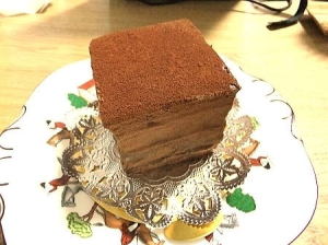 博多の石畳(ケーキ)　　めっちゃフワフワ美味しい