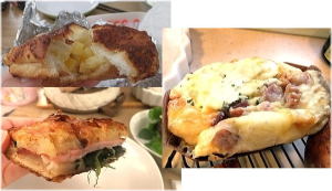 ほうれん草とハムのデニッシュ&4種類のチーズパン&枝豆のリュスティック ほうれん草とハムのデニッシュ&4種類のチーズパン&枝豆のリュスティック