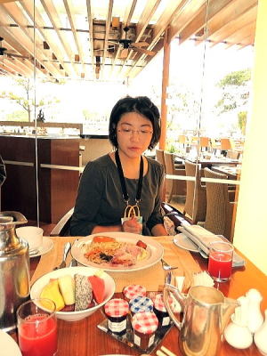 スイカジュースは美味しかった♪いろんなフルーツジュースあり